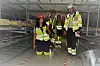 TRANGT OM PLASSEN: Ikke mye plass til arbeidsfolk i mellometasjen, der takhøyden flere steder er nede i 140 centimeter.