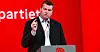 LO-leder Hans-Christian Gabrielsen talte til Arbeiderpartiets landsmøte.