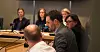 HØRING: – Brønnøysundregistrene trenger økte rammer for å ivareta sitt sentrale samfunnsoppdrag, sa leder for NTL Brønnøysund - Kjetil Mathisen (midten) som deltok i høringen sammen med 2. nestleder Ellen Dalen i NTL (til høyre) under høringen i Stortingets næringskomite onsdag.