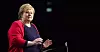 EØS-avtalen bærer norsk velferd, sa Erna Solberg fra talerstolen på NHOs årskonferanse.