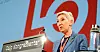 LO-leder Peggy Hessen Følsvik åpner LOs 35. ordinære kongress mandag 30. mai.