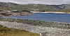 Lav vannstand i magasinene i Sør-Norge. Bildet er tatt ved Rosskreppfjorden i Agder.