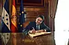 Sittende president i Honduras, Juan Orlando Hernandez.