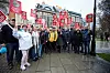 NNN-medlemmer gjør klar fanene til LOs pensjonsdemonstrasjon