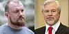 Forbundsstyremedlem Erik Helgeson i Hamnarbetarförbundet og avtalesekretær Torbjörn Johansson i svensk LO.