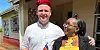 PRESIDENTS: NAPSAWU-president Bawinile Ndlovu og NTL Ung-leder John Magne Tangen delte erfaringer.