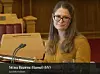 VIKAR: Leder Stina B. Hassel i NTL Forsvar vikarierte tre dager i Stortinget forrige uke.