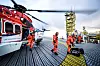 HELIKOPTER: Sikkerhet og trygghet står i høysetet i forbindelse med helikoptertransport på norsk sokkel. Her fra  et besøk på Troll A-plattformen LO Ingeniør gjorde i august 2015.