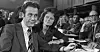Arbeiderpartiets landsmøte i 1975. Reiulf Steen og Gro Harlem Brundtland har nettopp blitt valgt til leder og nestleder.