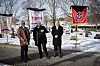 BANDVENNER: Harald Hjelde, Tor Godal og Terje Østhagen spilte i band med LO-leder Hans-Christian Gabrielsen.