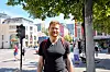 Nils Kristen Sandtrøen (Ap) har tatt turen innom Grønland torg for å snakke med taxisjåførene der.