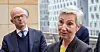 Ole Erik Almlid og Peggy Hessen Følsvik møtes til debatt om sykelønn på NRK tirsdag kveld.