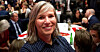 Trine Lise Sundnes på valgvaken til Oslo Arbeiderparti.