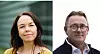 SAMARBEID: – Sammen navigerer vi mot en lysere framtid for den norske maritime industrien, sier Evelyn Blom-Dahl (NHO Sjøfart) og Hans Sande (Norsk Sjøoffisersforbund).
