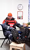 Postbud Tore Jan Jakobsen går cirka 15.000 skritt i løpet av en normal arbeidsdag på sin faste rute i Majorstua-området.