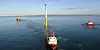 HYWIND: Her taues Hywind fra Åmøyfjorden itl Karmøy.