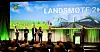 DEBATT: Beredskap var ett av temaene som ble diskutert på landsmøtet mandag, og i panelet var Sigbjørn Gjelsvik (f.v., Sp), Axel Fjeldavli (Agenda), Otto Arne Breivik (Bane Nor), kari Broberg (Mantena) og brigader Anders Jernberget.