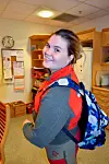 TILKALLINGSVIKAR: Ronja Mørch-Petersen trives med å jobbe med pakker i posten og håper hun får fortsette hvis hun tar lappen.