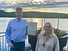 40-årsjubilant: Oddvar Aaen sammen med distriktssekretær Marit Nilsen.