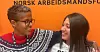 Samfunnsdebattant Amal Aden var imponert over syriske Lina som turte fortelle om sine opplevelser i norsk arbeidsliv. De to møttes på en ungdomskonferanse i Norsk Arbeidsmandsforbund, der Aden holdt foredrag.
