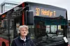 MELLOMFORNØYD: Tillitsvalgt i Unibuss i Oslo, Marit Sauge, mener bussoppgjøret inneholder elementer hun synes er positive, men også en del som hun ikke er fornøyd med.