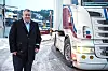 Statssekretær i Samferdselsdepartementet kunne på kaia i Krisitansand med egne øyne se at trailere kjørte i land.