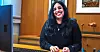 PÅ KONTORET: Kultur- og likestillingsminister Lubna Jaffrery understreker at en stor andel av statens kulturmidler går til kunstnerstipend.