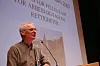 Daværende leder i LO i Trondheim, Arne Bykjeflot, på talerstolen under Trondheimskonferansen i 2008. Foto: Torgny Hasås