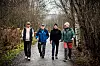TURGUTTA: Hver onsdag blir det litt skitprat mens de rusler til boller på Skullerudstua. Fra venstre Kjeld Jensen, Jahn Thøgersen, Vidar Johansen og Rune Ulvatne.