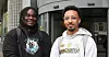 Ingeniørstudent Ismael Miranga (22) (t.v.) og Jusstudent Ruben Hailu (25) er begge tydelige i sitt nei-standpunkt.