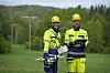 FLYR OVER LINJENE: Otera Infra er ute og tester droner.