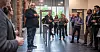 Åpningstalen og fungerende leder i KOPS, og nestleder i NFF Region Sør, Ingvar Kjørum.