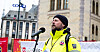 Joachim Espe, leder for Bygningsarbeidernes forening i Oslo - ei avdeling i Fellesforbundet.