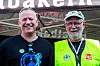 NFF-leder Asle Aase, sammen med ildsjel  Ildsjel Lars Morten Johnsen.