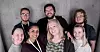 FO-studentene i Sogndal. Dan Georg Dahlstrøm (øverst t.v.), Sander Rød, Johannes Menzel Knudsen, Hanne Habbestad, Shagani Thangarajah, Anne-Linn Sekkingstad, Erika Haugland.