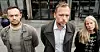 SV-toppene Torgeir Knag Fylkesnes, Audun Lysbakken og Kirsti Bergstø etter å ha brutt forhandlingene med Ap og Sp i september.