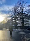 Attraktivt strøk: Beliggenheten stod høyt på lista da Vigdis Varn og Tom Oppegaard bestemte seg for å leie seg inn i Gabels Park.