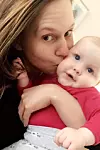 Iselin Vålbekken Sundet (29) er pedagogisk leder i barnehage. Datteren Solveig er syv måneder og en dag når Sundet er ferdig i mammapermisjon.