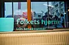 FRONTEN: Til åpningen er dette skiltet plassert ved inngangen i Youngs gate.