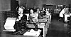 NYE MEDLEMMER: NTL fikk mange nye medlemmer fra Norsk Kommuneforbund, blant annet de som jobbet i ligningsetaten. Her fra skattefogdens kontor i Oslo i 1953.