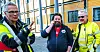 Leder i Bygningsarbeidernes Fagforening, Harald Braathen, mener fleksibiliteten i arbeidsmiljøloven brukes feil. Her står han sammen med Boye Ullmann og Johan Svensson.