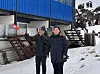 Jess. G. Berthelsen og nestleder i SIK, Sofie Svendsen, på vei til demonstrasjonen i Nuuk 17. januar.