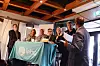 DEBATTERER: Tekna arrangerte debatt under stikkordet «hvem skrudde av severen?» F.v. avdelingsdirektør i Nasjonal kommunikasjonsmyndighet Einar Lunde, adm.dir i Telenor Norge Berit Svendsen, direktør i Datatilsynet Bjørn Erik Thon, Tekna-president Lise Lyngsnes Randeberg og fagdirektør for sikkerhetskultur i NSM Roar Thon. Ordstyrer Shahzad Rana.