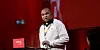 TØFFE FORHOLD; Oscar Nkambule fra The National Public Services and Allied Workers står i en dramatisk kamp mot regimet til den eneveldige kongen i Eswatini.