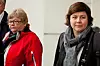 TO RETNINGER: Mens Tone Rønoldtangen og LO Stat holder på sentrale forhandlinger, vil Rikke C. Ringsrød og Akademikerne helst at lønna fordeles lokalt. Bildet er fra tariffoppgjøret i 2012