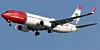 Norwegian-flyet LN-NII, Jacob Ellehammer, i det det lander i Barcelaona 30. oktober, fire dager før hendelsen på Kjevik.