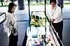 Misato Nagaoka og Takayuki Ichimura i fagforeningen  i DNP.