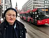 KALDT: - Vi har lært å kle oss godt i vinter. Klubbleder Marit Sauge har mellom ti og 13 grader i kupeen underveis i ruta.