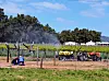 Plantevernmidler blir sprayet både fra traktor og fra fly uten at vingårdsarbeidere blir varslet og rekker å få beskyttelse. Bildet er fra en vingård i Sør-Afrika i 2018.