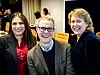 Nestleder Samra Akthar i HK Norge, Kristjan Bragason, fungerende generalsekretær i IUF, og Elisabeth Hunter, administrerende direktør i Vinmonopolet, skal samarbeide for at ansatte i vinindustrien skal få bedre arbeidsforhold.
